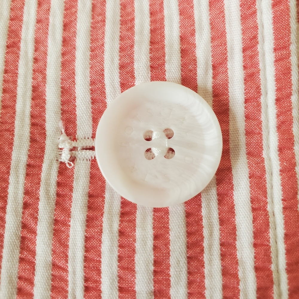 Talbots Blazer Double Button Front Jacket Coral W… - image 8